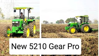 New 5210 Gear Pro 4×4 jhon dear farmervlog5900 khetiwadi tractorlover farmequipment [upl. by Ahsilef]