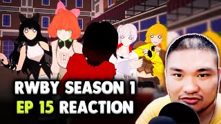 RWBY SEASON 1 Episode 15 REACTION [upl. by Anelram]