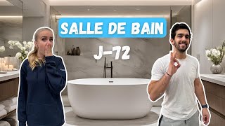 SALLE DE BAIN GRAND LUXE 🤩  Dernières étapes avant finitions  VLOG Rénovation Hangar 58 [upl. by Hassin]