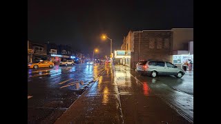 Toronto LIVE WALK in the Rain [upl. by Raffo]