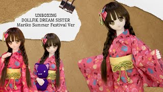 Unboxing Dollfie Dream Sister Mariko Summer Festival Ver [upl. by Marcelo]