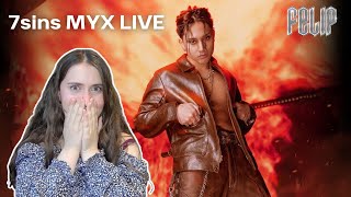 I Cant FELIP journeys through ‘7sins’ in MYX Live Episode 1  SB19 REACTION [upl. by Arraeit]