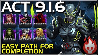 MCOC Act 916  Easy Path For Completion  Lady Deathstrike vs Orochi  2024 [upl. by Koziarz]