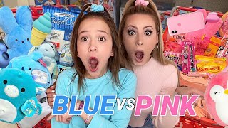 ULTIMATE PINK 💗 VS BLUE 💙 SHOPPING CHALLENGE [upl. by Pickering]