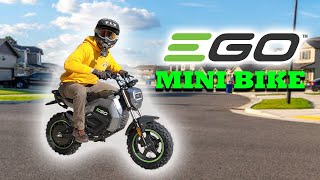 First Look at the EGO Mini Bike  Amazing ELECTRIC Pit Bike [upl. by Ahsaf973]