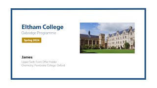 My Oxbridge Journey  James 2024 [upl. by Ainoet]