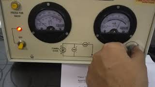 Tunnel diode characteristics apparatus [upl. by Gamal909]