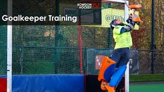 Field Hockey Goalkeeper Training Drills [upl. by Ilellan]