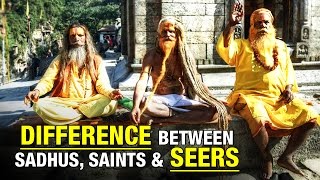 Difference between Sadhus Saints amp Seers  Artha [upl. by Brendis569]