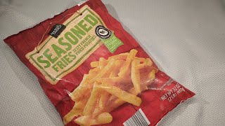 Making Seasons Choice Seasoned Fries Zesty French Fries Potatoes Aldi Brand in Air Fryer [upl. by Jollenta]