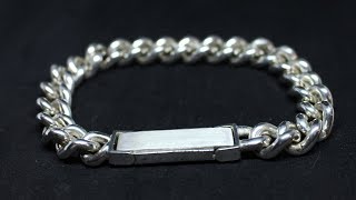 MAKING A CUSTOM SILVER CHAIN [upl. by Oskar]