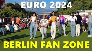 EURO 2024 Inside the BERLIN Fan Zone 4K🇩🇪 [upl. by Alocin]