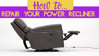 HowTo Power Recliner Repair [upl. by Abbotson]