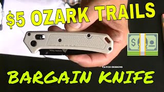 Christmas 2024 Walmart Ozark Trails Flipper Knife walmart knifereview [upl. by Brunhild]