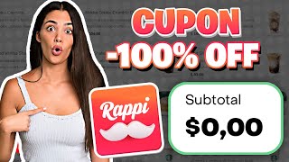 Cupones Rappi 2024  Cupon funcional de Rappi 100 de descuento GRATIS 2023 [upl. by Mitzie706]