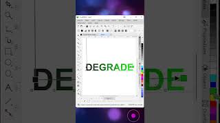 Degrade em fontes no corel draw [upl. by Fatima]