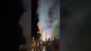 Gender Reveal Fireworks in Tampa beautiful nighttime show genderreveal itsaboy [upl. by Hilde]