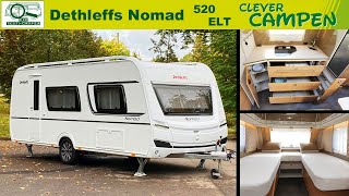 Dethleffs Nomad 520 ELT Der perfekte Grundriss für Paare  ReviewTest Clever Campen [upl. by Croix]