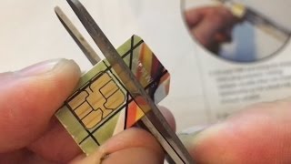 How to cut your SIM card  Nano kártya vágás HUN [upl. by Firmin852]