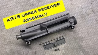 Step by step AR15 AS upper receiver assembly [upl. by Mages]