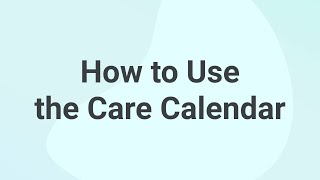 Scheduling Support with the Give InKind Care Calendar [upl. by Aidua463]