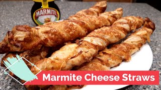 Marmite Cheese Straws how to Recipe Demo at Home [upl. by Manvil]