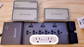 SuperNight WiFi Smart Plugs Unboxing amp Review in 4K [upl. by Anahsirk]