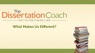 What Makes The Dissertation Coach Different [upl. by Phedra]