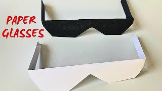 Jak zrobić okulary z papieru  instrukcja  okulary przeciwsłoneczne  origami z papieru [upl. by Ellenwad970]