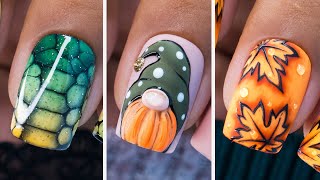 New Cozy Fall Nail Art Ideas 2024  Best Nail Art At Home Compilation [upl. by Yellah]