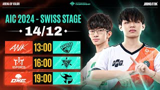 ANK vs HD  TDT vs SH  ONE vs FPT  SWISS STAGE  AIC 2024  NGÀY 1412 [upl. by Onfre]