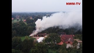 2019 08 28 Wardenburg Brand auf Bauernhof NWM TV [upl. by Nnawtna]