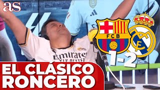 La REACCIÓN de RONCERO al BARCELONA  REAL MADRID [upl. by Aehsal]