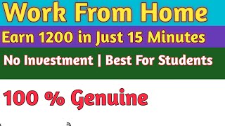 Best Earning App 2024  Online Earning Without Investment  Earning App  Part Time Work [upl. by Ayikin924]