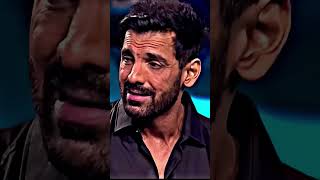 John Abraham getting emotional in KBC SHOW🥺💔 bollywood amitabhbachchan johnabrahamlove sadsong [upl. by Don884]