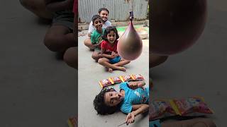 Water balloon chopping game  lazy lad shortsvideo funny youtubeshorts trendingshortsfunnyvideo [upl. by Dyane]