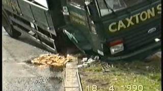 Lorry Crash or attempted Robbery A40 Western Avenue Perivale part 1 [upl. by Arraet]