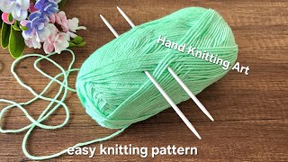 Have you seen this AMAZING knitting pattern before Easy and beautiful knitting pattern [upl. by Adnyleb476]