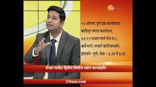 Mukund Khanore On Share Market Gains On Share Market Gains  15 August 2018 [upl. by Atsahs]