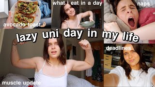 lazy uni day in my life  what i eat as a student first year deadlines and life update [upl. by Alan]