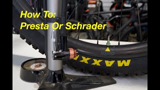 How To Inflate A Bike Tire With A Presta or Schrader Valve For Beginner Cyclists in 2022 4K [upl. by Erick771]