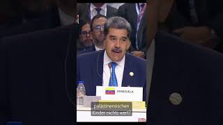 PALÄSTINA und der INTERNATIONALE GERICHTSHOF  Nicolás Maduro BRICS 2024 in Kasan venezuela [upl. by Annyrb574]