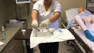 Urinary Catheter  Sterile Technique [upl. by Morita]