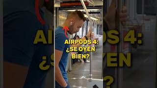 AirPods 4 cancelación de ruido en el metro [upl. by Noble]