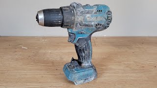 Cordless Drill Restoration Makita DDF 470 [upl. by Kcirdet814]