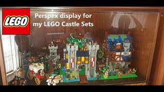 Perspex Display for my LEGO Castle Sets [upl. by Atteinotna]