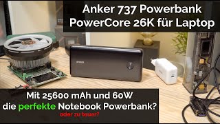 Perfekte Powerbank für Notebooks Anker 737 PowerbankPowerCore 26K für Laptop [upl. by Macdermot]