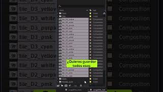 Organiza y Crea en After Effects Tips Rápidos tutorial aftereffects [upl. by Brynne]