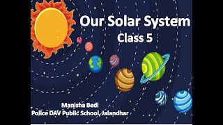 Solar system part 1 class 5 [upl. by Nos]