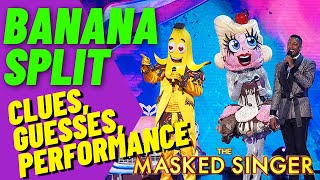 Banana Split Performance Clues and Guesses  Masked Singer  Episode 12 [upl. by Nalat]